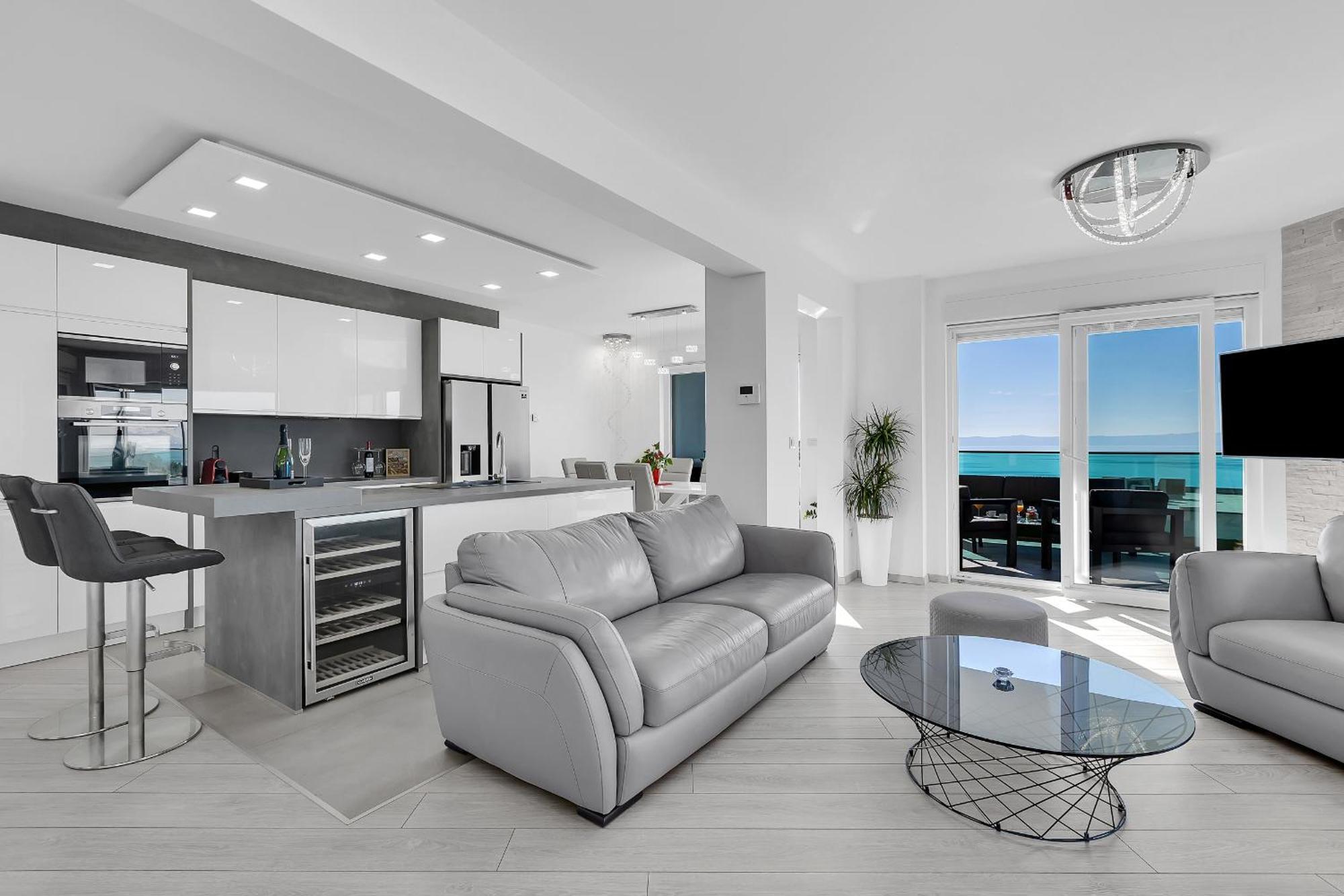 Exclusive Penthouse Big Blue With Private Jacuzzi Leilighet Makarska Eksteriør bilde