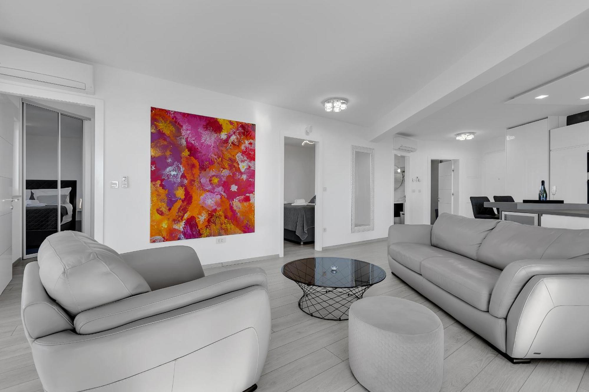 Exclusive Penthouse Big Blue With Private Jacuzzi Leilighet Makarska Eksteriør bilde