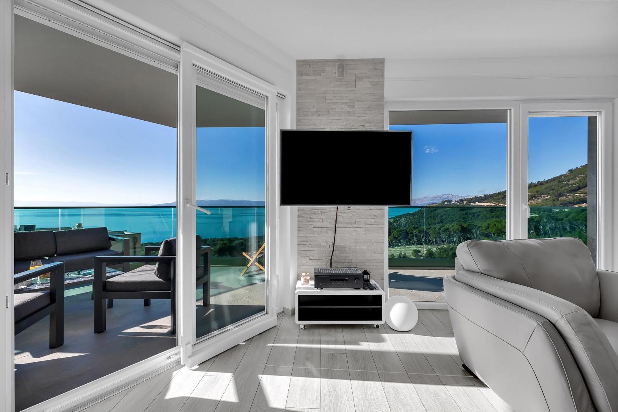 Exclusive Penthouse Big Blue With Private Jacuzzi Leilighet Makarska Eksteriør bilde