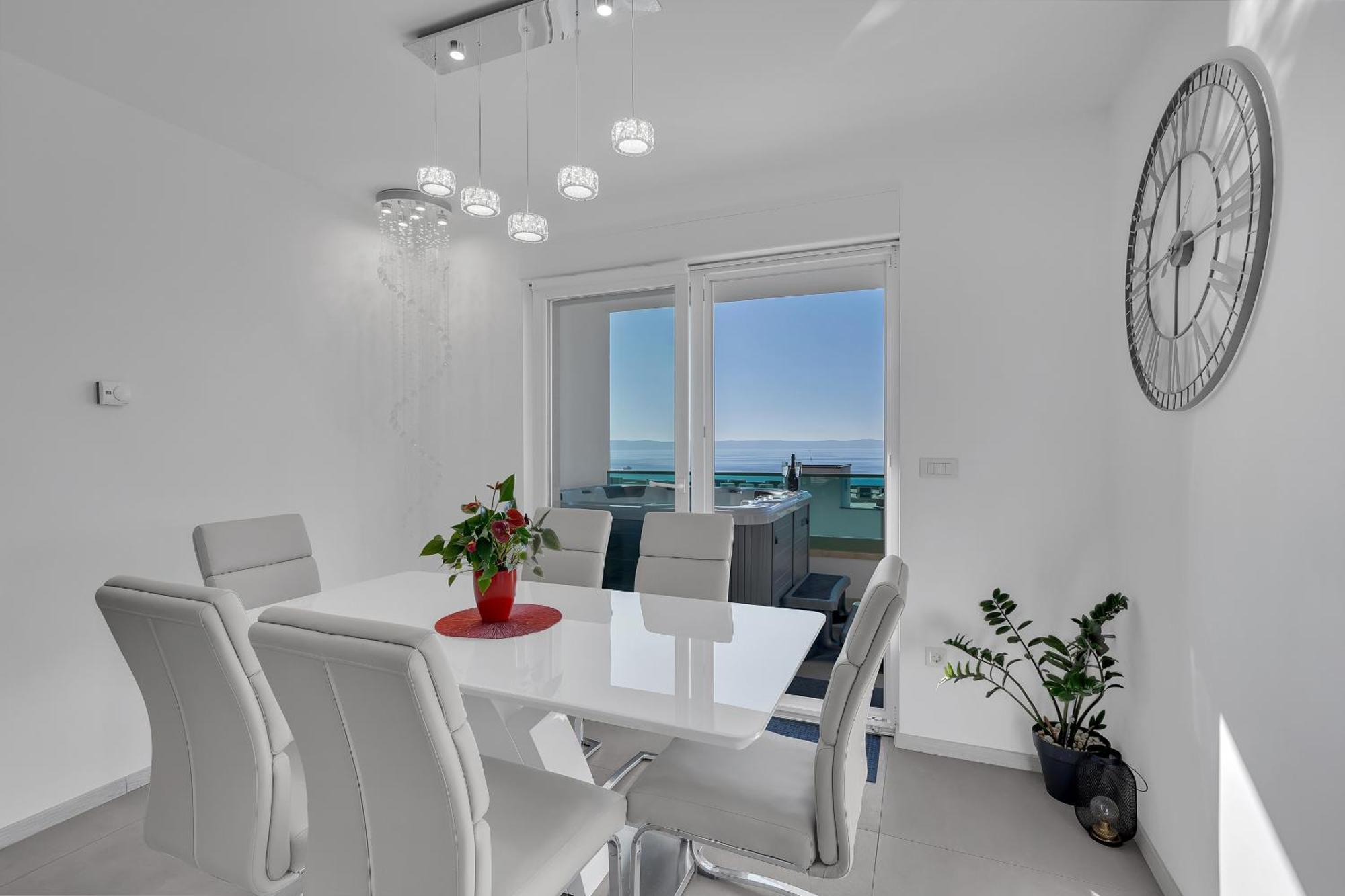 Exclusive Penthouse Big Blue With Private Jacuzzi Leilighet Makarska Eksteriør bilde
