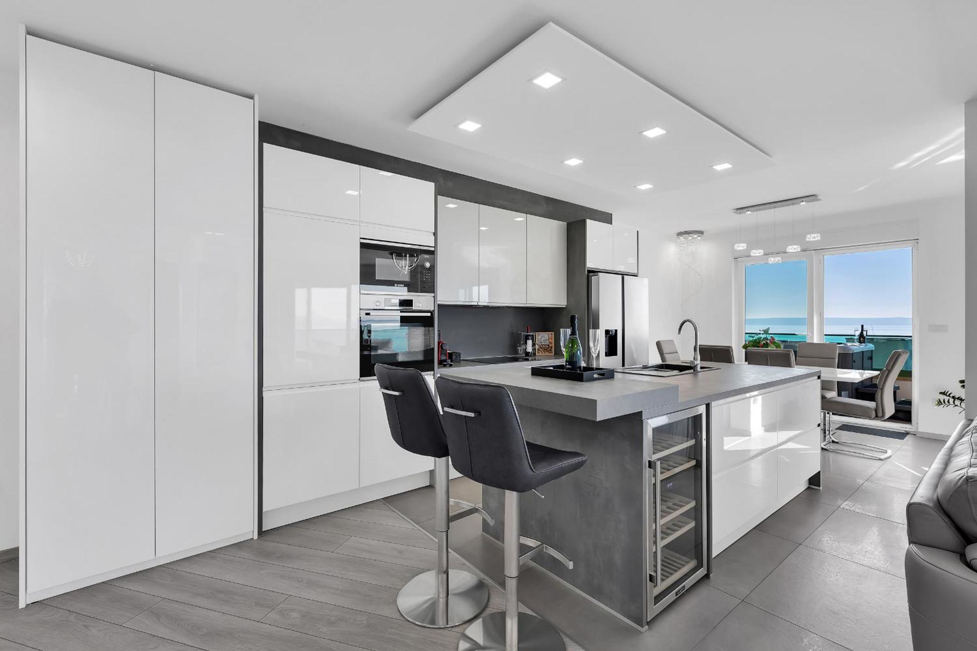 Exclusive Penthouse Big Blue With Private Jacuzzi Leilighet Makarska Eksteriør bilde